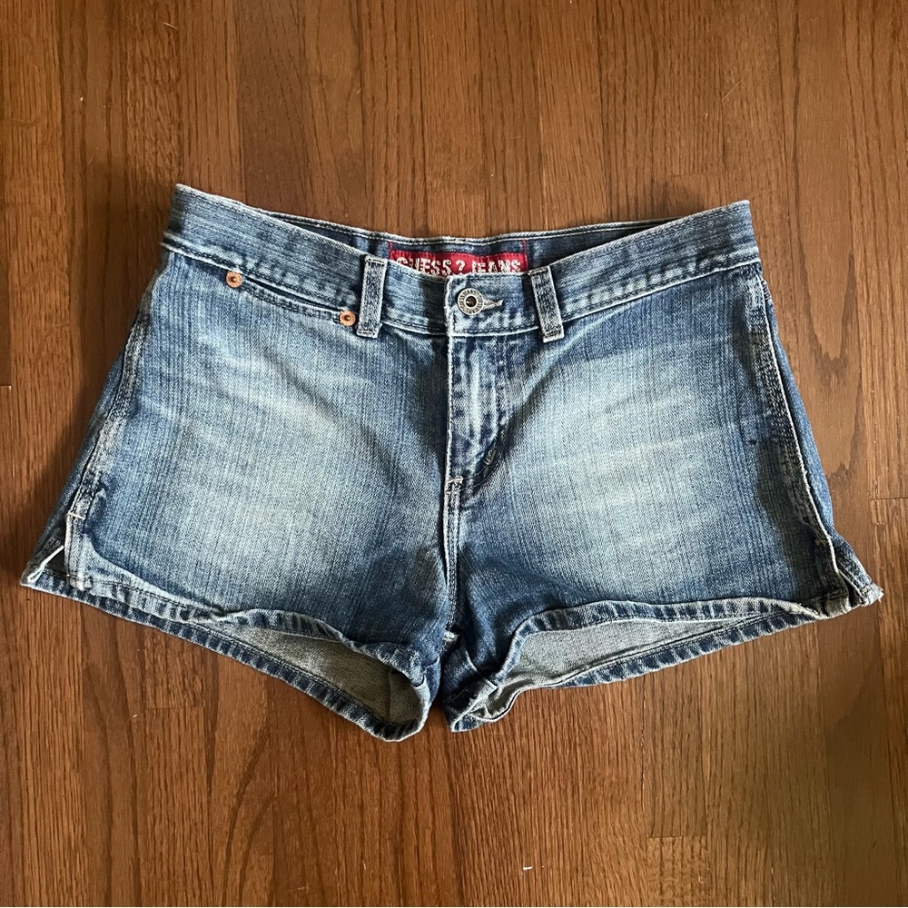 Vintage guess usa shorts no back pockets low rise to mid rise